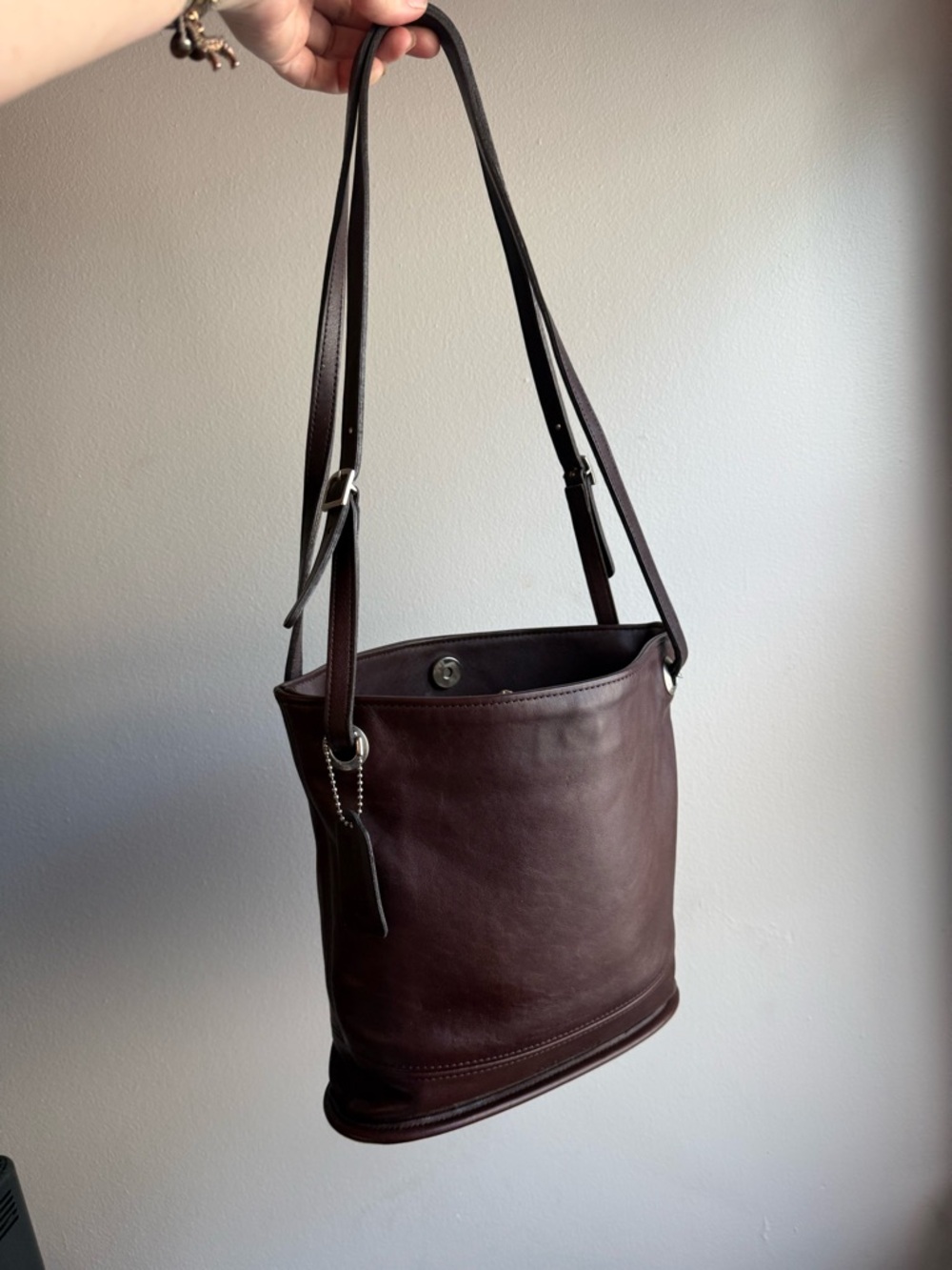 Vintage Coach Westport Bag Style 4241 Mahogany USA 1998 Nickel Hardware